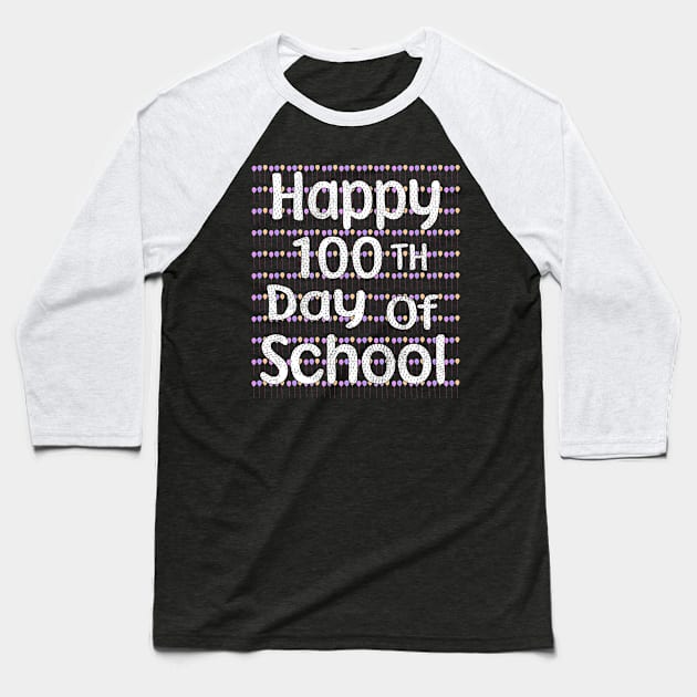 Happy 100 days of school Baseball T-Shirt by rohanbhuyan